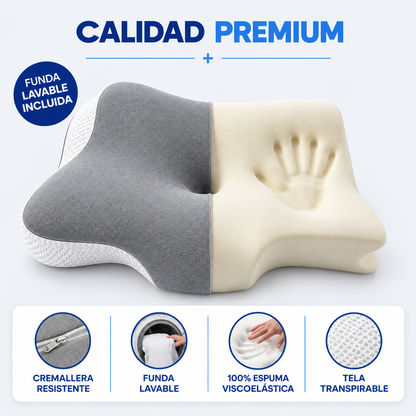 Almohada cervical viscoelástica de Cuidamax™️
