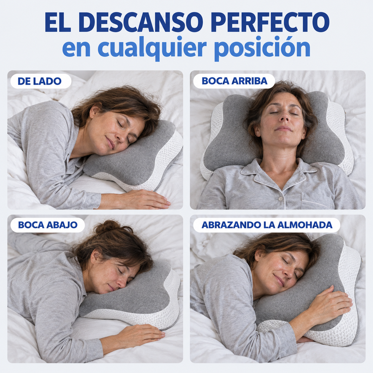 Almohada cervical viscoelástica de Cuidamax™️